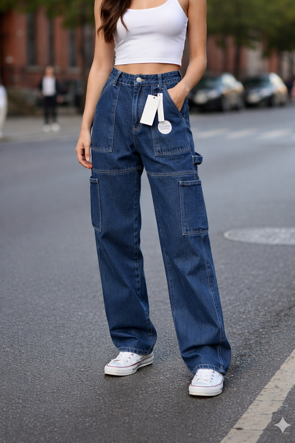 Ladies Semi Cargo pants.