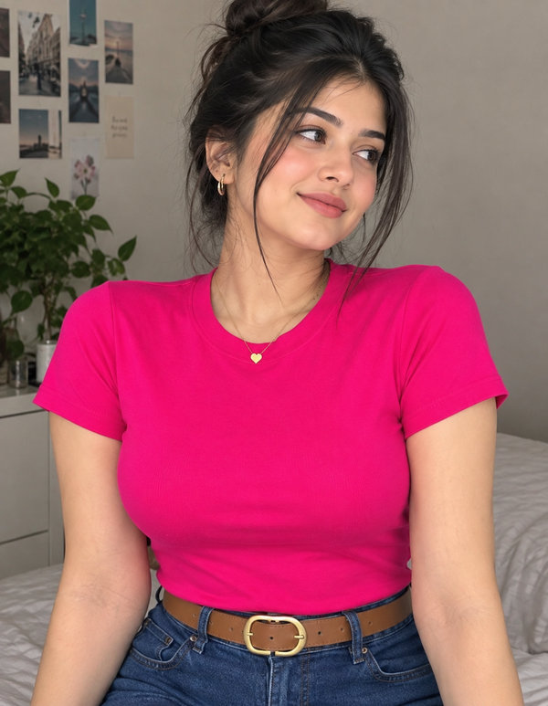 Ladies Premium Crop Tops