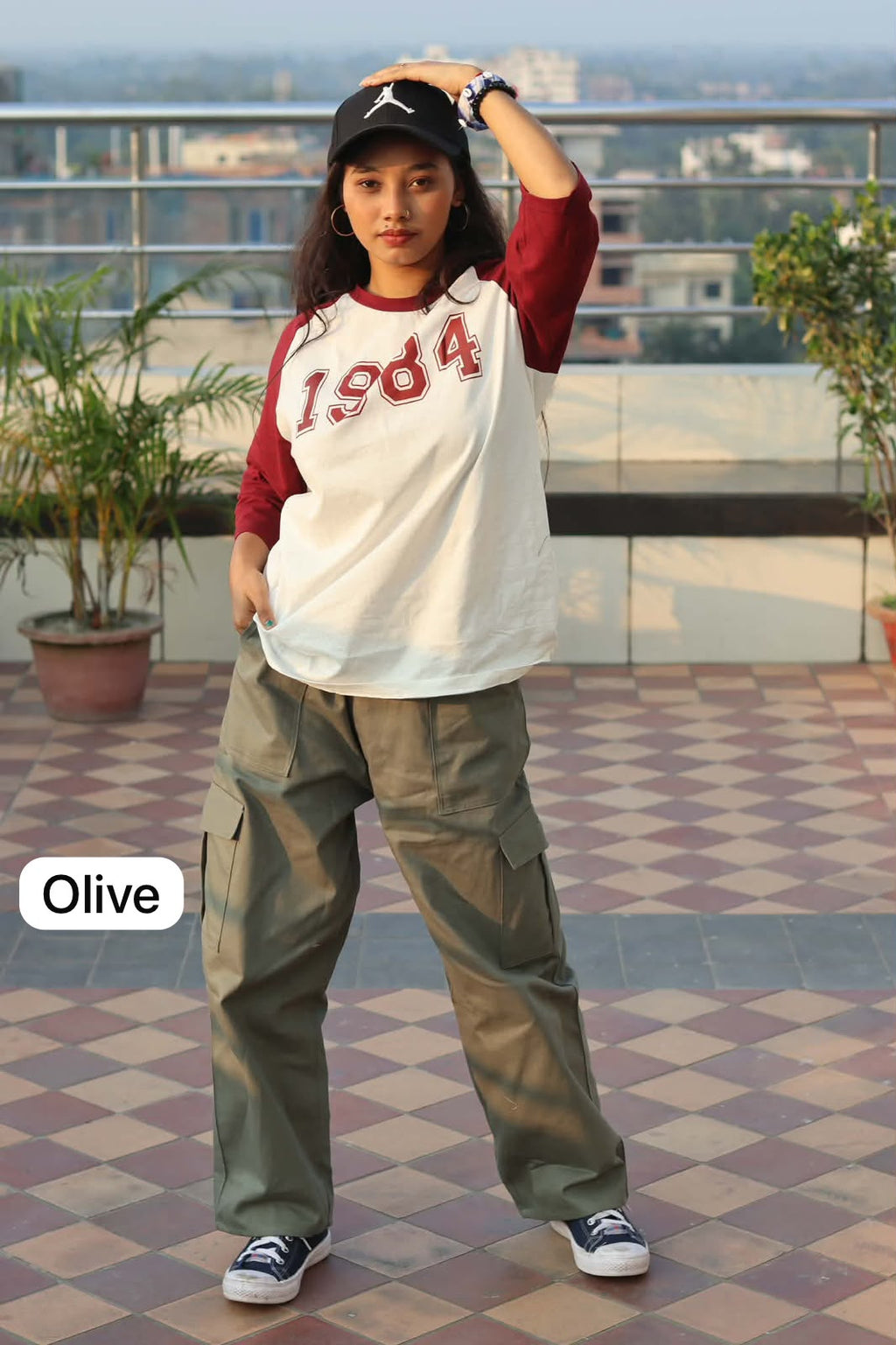 Ladies Cargo Pants.