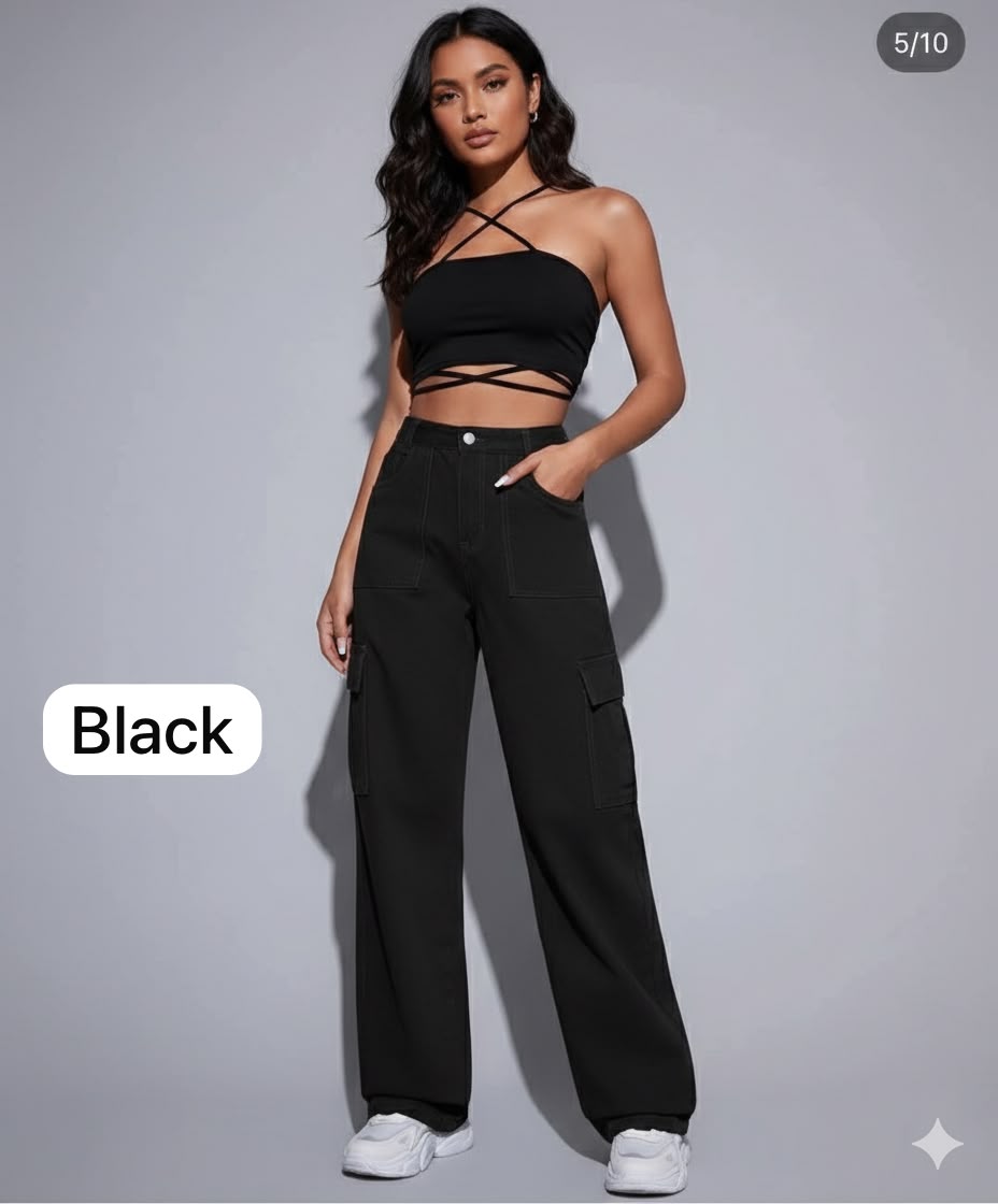 Ladies Cargo Pants.