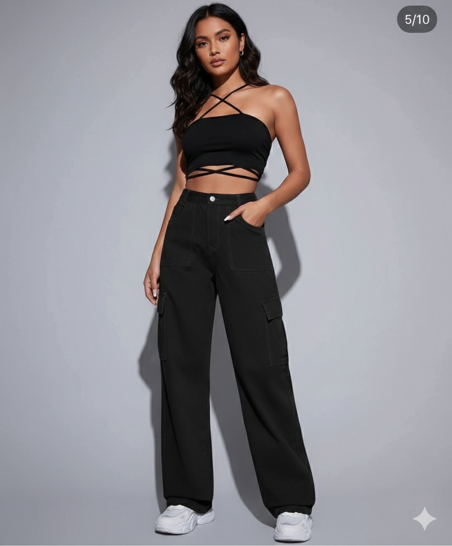 Ladies Cargo Pants.