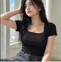 Premium Square Neck RIB Tops