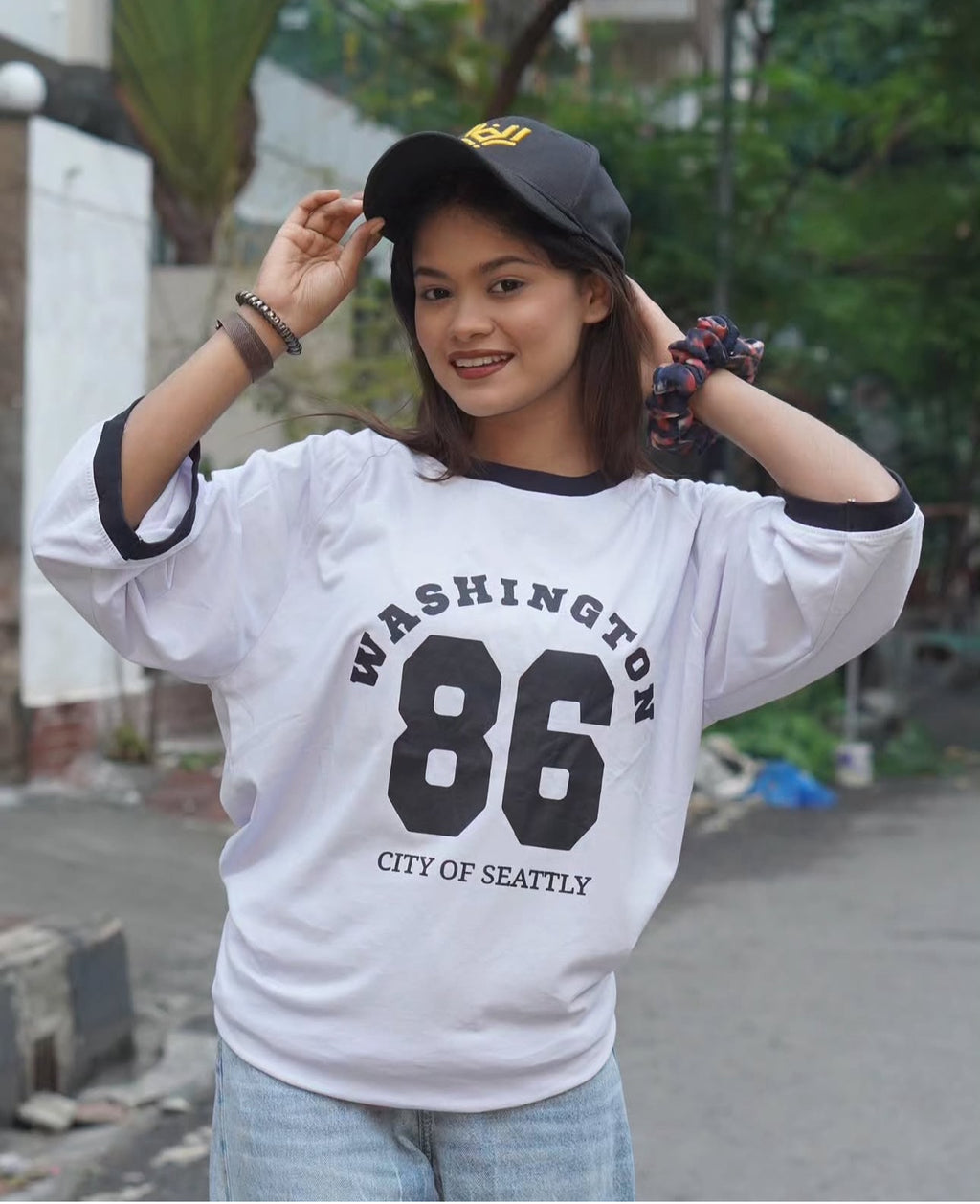 Ladies Drop Shoulder Tshirt