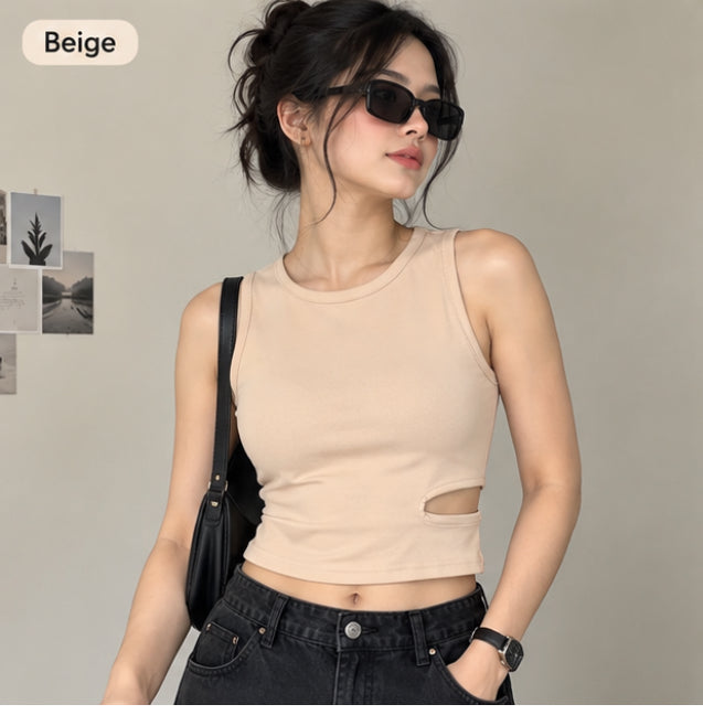 Premium Side Cut-Out Tank Tops For Women
