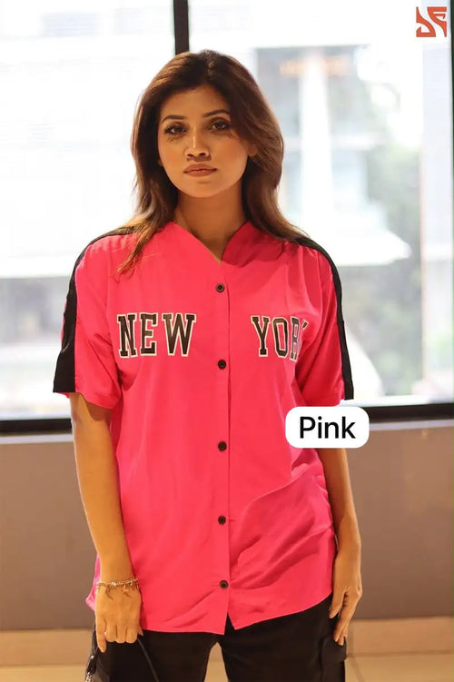 Ladies Drop Shoulder Shirt