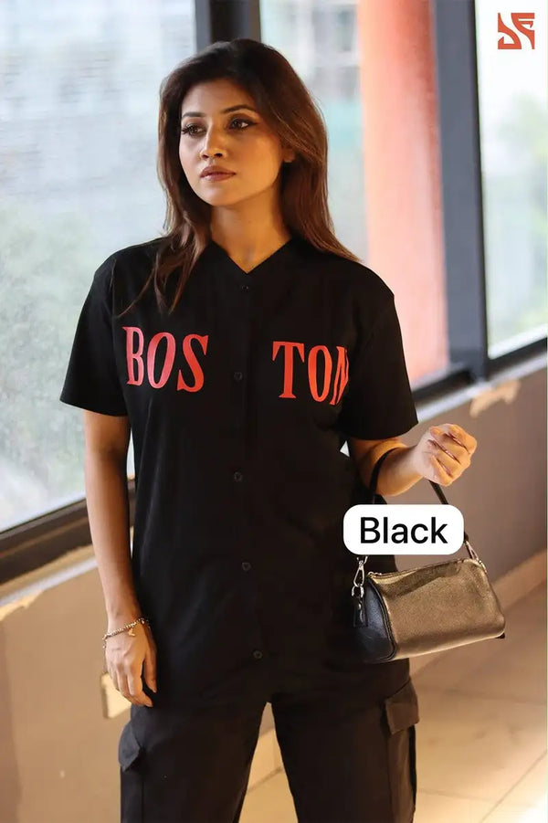 Ladies Drop Shoulder Shirt