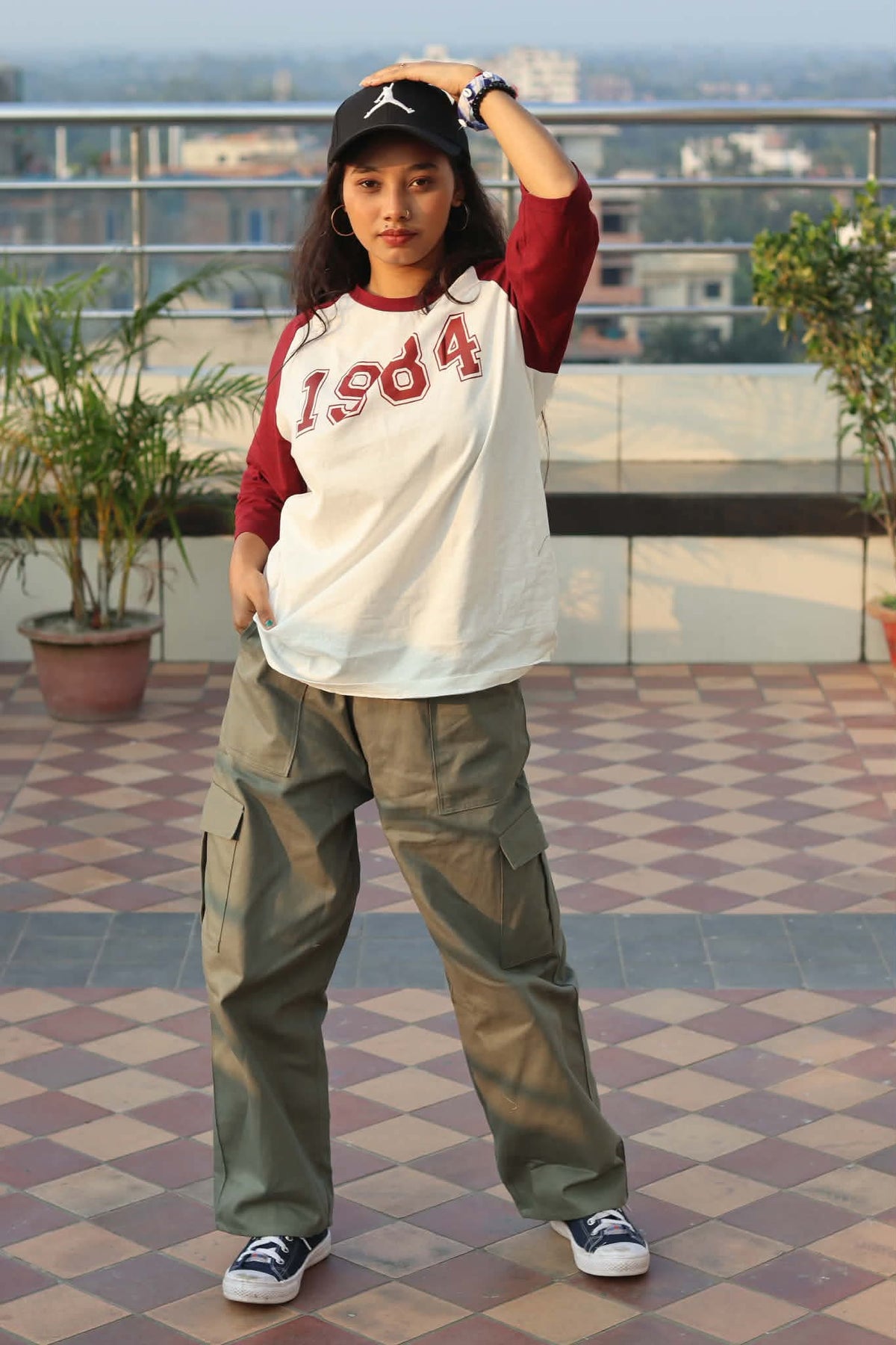 Ladies Cargo Pants.